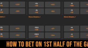 How to Bet on 1st Half of the Game and Win with MyBookie