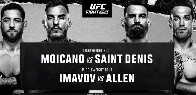 UFC Fight Night Betting Odds: Moicano vs St. Denis Bout Breakdown