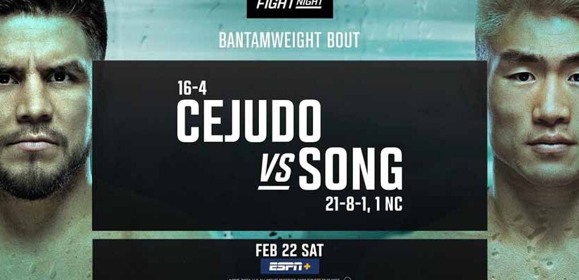 Picks for UFC Fight Night Bouts for Cejudo vs Song Main Event