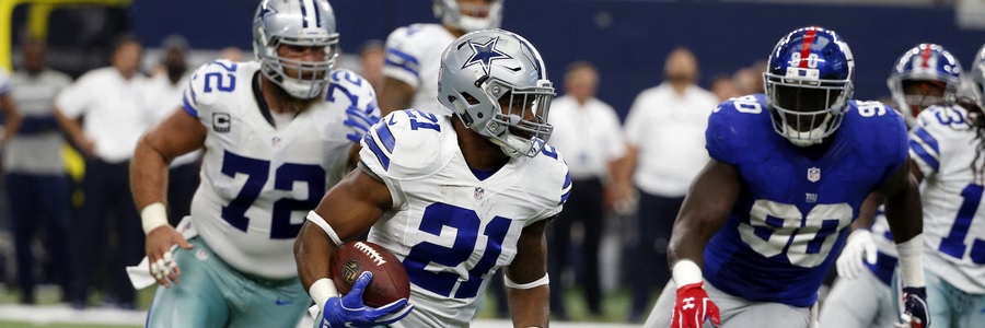 Zeke Elliot is back, which is why the Cowboys are the favorite option at the NFL Week 16 Betting Odds.