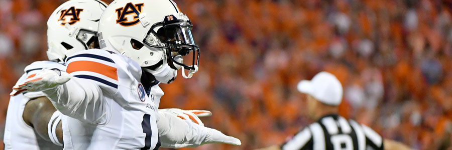 Auburn is favorite against Washington in the 2018 NCAA Football Week 1.