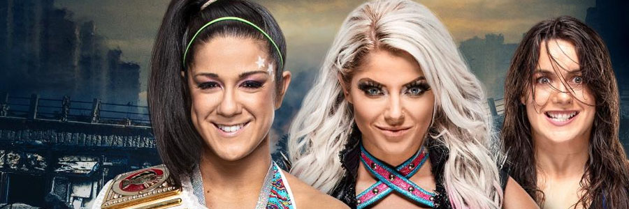 Alexa Bliss comes in as the underdog at the Wrestling Odds for Stomping Grounds.