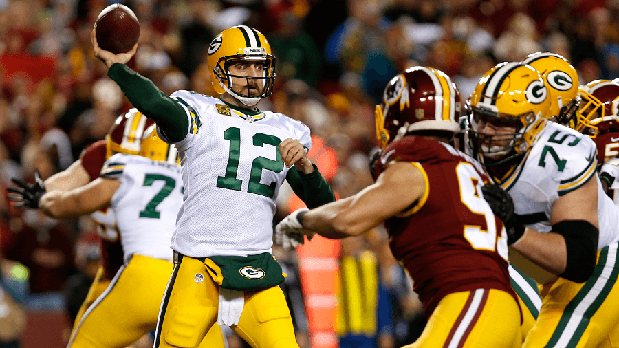 Aaron Rodgers answered the call when he was needed to beat the Redskins.