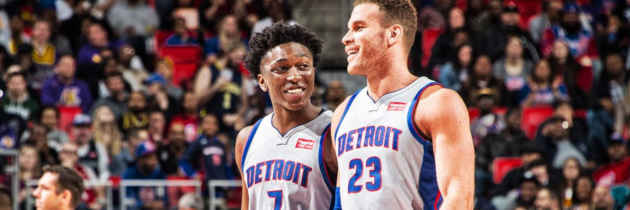Lakers vs Pistons should be a close one.