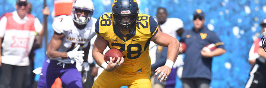 According to the NCAAF Betting Odds for Week 10, the Mountaineers are favorites to beat Iowa State.