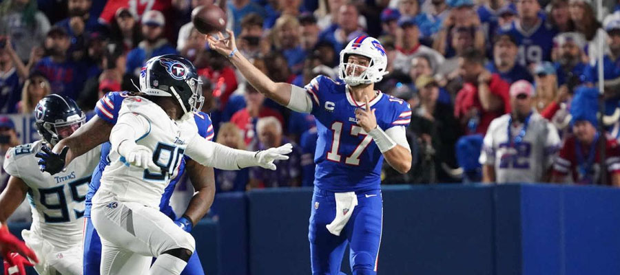 Can the Bills hold on to their AFC East Division lead? Get your NFL Week 8 Odds & Picks for Buffalo vs Tennessee