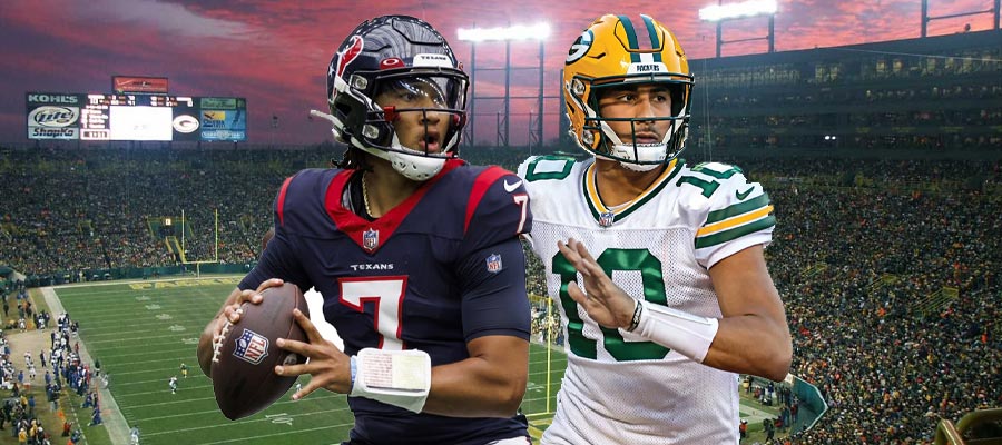 CJ Stroud vs Jordan Love, Matchup Rivalry of Quarterbacks in NFL Week 7 - Texans at Packers Expert Pick