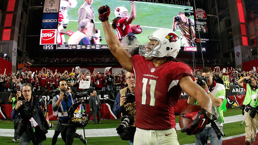 Larry Fitzgerald, WR of the Arizona Cardinals.