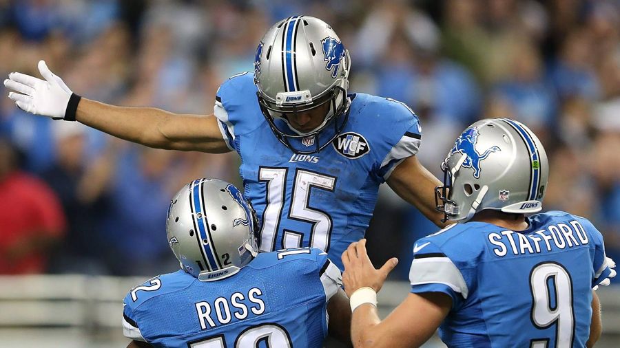 The Lions will face the Rams.