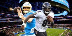 Monday Night Football: Ravens favored by -3 points against Chargers in the Week 12 - Lamar vs. Herbert QB Matchup