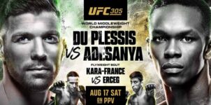 UFC 305: du Plessis vs. Adesanya Betting odds for all the bouts